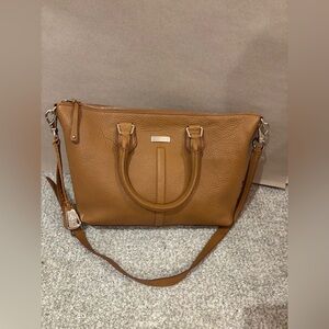 Elegant Brown Cole Haan Leather Shoulder / Crossbody or Handbag